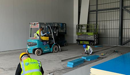 冷链魔方：辉展市场冷库项目火热施工中